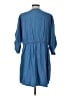Speed Control 100% Cotton Blue Casual Dress Size L (estimated) - photo 2