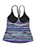 Mossimo Print Purple Swimsuit Top Size L - photo 2
