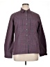 ExOfficio Houndstooth Burgundy Long Sleeve Blouse Size XL - photo 1