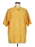 Shein Color Block Yellow Short Sleeve Blouse Size 8 - 10 - photo 1