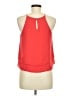 Tyche 100% Polyester Red Sleeveless Blouse Size M - photo 2