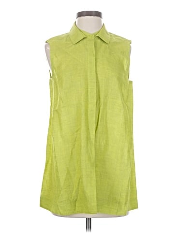 Lafayette 148 New York Sleeveless Button-Down Shirt (view 1)