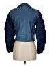 Sandro 100% Viscose Blue Jacket Size Lg (3) - photo 2