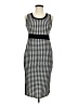 Shein Houndstooth Black Cocktail Dress Size 6 - photo 1