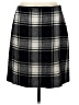 Talbots Plaid Black Wool Skirt Size 6 - photo 1