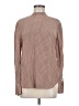 Zara Houndstooth Brown Long Sleeve Blouse Size M - photo 1