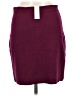 Flat White Solid Burgundy Casual Skirt Size M - photo 2