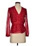 Madewell 100% Polyester Red 3/4 Sleeve Blouse Size XS - photo 1