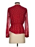 Madewell 100% Polyester Red 3/4 Sleeve Blouse Size XS - photo 2