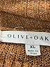 Olive and Oak Color Block Brown Turtleneck Sweater Size XL - photo 7