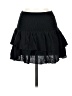 Unbranded Solid Black Casual Skirt Size S - photo 1