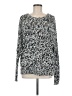 Millau 100% Cotton Tweed Silver Pullover Sweater Size M - photo 1