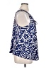 Nic + Zoe Blue Sleeveless Blouse Size 1X - photo 4