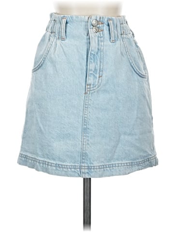 Topshop Denim Skirt (view 1)