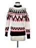 Faherty Chevron-herringbone White Wool Pullover Sweater Size XS - photo 1
