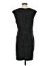 French Connection 100% Polyester Chevron-herringbone Gray Cocktail Dress Size 4 - photo 2