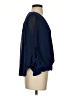 Naked Zebra 100% Polyester Blue 3/4 Sleeve Blouse Size S - photo 4