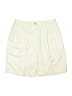 Karen Scott Solid Ivory Shorts Size 12 Petite - photo 1