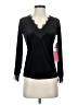 Vince Camuto Black Long Sleeve Top Size XXS - photo 1