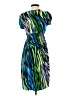 Unbranded Print Blue Cocktail Dress Size S (estimated) - photo 2