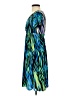 Unbranded Print Blue Cocktail Dress Size S (estimated) - photo 5