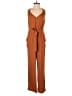 Banana Republic Solid Brown Jumpsuit Size 0 - photo 1