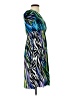 Unbranded Print Blue Cocktail Dress Size S (estimated) - photo 4