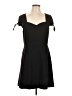 Kensie Solid Black Cocktail Dress Size L - photo 1