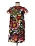 Max&Co. Print Gray Yellow Casual Dress Size M (estimated) - photo 1