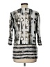 Christopher & Banks Silver 3/4 Sleeve Blouse Size L - photo 2