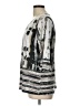 Christopher & Banks Silver 3/4 Sleeve Blouse Size L - photo 5