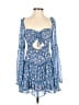 Majorelle 100% Polyester Blue Casual Dress Size XS - photo 1