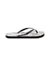 Calvin Klein Silver Black Flip Flops Size 8 - photo 1