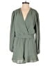 Fraiche Solid Green Romper Size S - photo 1