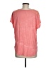Paper Crane Pink Orange Short Sleeve Top Size M - photo 2