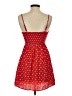 Unbranded 100% Polyester Polka Dots Red Casual Dress Size XS (estimated) - photo 2