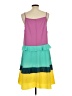Haptics 100% Polyester Color Block Teal Cocktail Dress Size L - photo 2