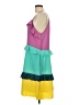 Haptics 100% Polyester Color Block Teal Cocktail Dress Size L - photo 5
