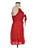Unbranded 100% Polyester Polka Dots Red Casual Dress Size XS (estimated) - photo 4