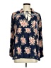 Ivy Jane Blue Long Sleeve Blouse Size M - photo 1