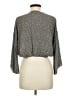 Millibon 100% Rayon Gray 3/4 Sleeve Blouse Size M - photo 2