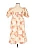 Faherty 100% Cotton Floral Orange Casual Dress Size S - photo 1