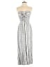 L Space 100% Cotton Checkered-gingham Gray Jumpsuit Size M - photo 1