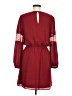 Express 100% Polyester Burgundy Casual Dress Size M - photo 2