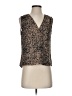 Evereve 100% Polyester Brown Sleeveless Blouse Size XS - photo 1