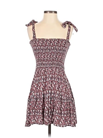 Self Contrast Casual Dress (view 1)