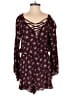 American Eagle Outfitters 100% Viscose Burgundy Romper Size S - photo 1