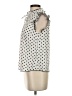 Shein 100% Polyester Polka Dots Ivory Sleeveless Blouse Size S - photo 5