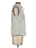 Shein 100% Polyester Polka Dots Ivory Sleeveless Blouse Size S - photo 4