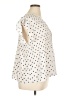 Adrianna Papell 100% Polyester Polka Dots Ivory Short Sleeve Blouse Size XL - photo 4